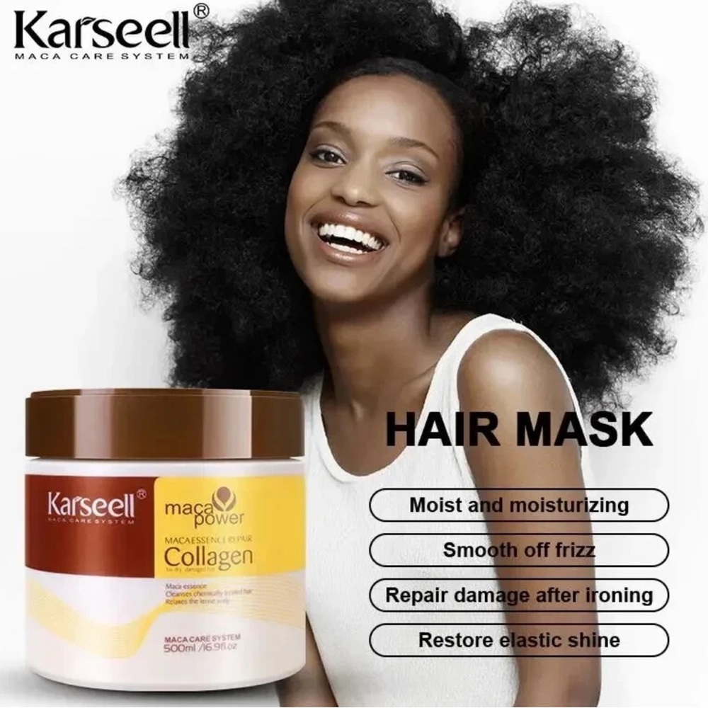 Karseell Hair Mask with Brown and White Packaging